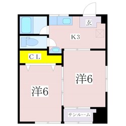 上塩屋駅 徒歩3分 1階の物件間取画像